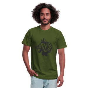 Unisex The Fam T-Shirt by Bella + Canvas - olive