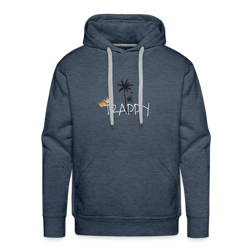 Trappy Hoodie men - heather denim