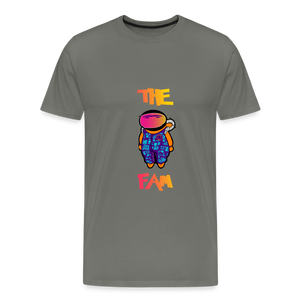 The Fam Men's Premium T-Shirt - asphalt gray