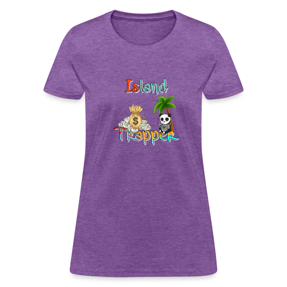 Island Trapper t-shirt women - purple heather