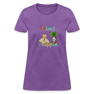 Island Trapper t-shirt women - purple heather