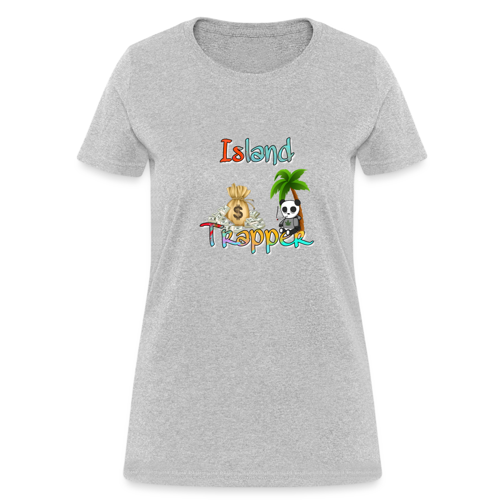 Island Trapper t-shirt women - heather gray