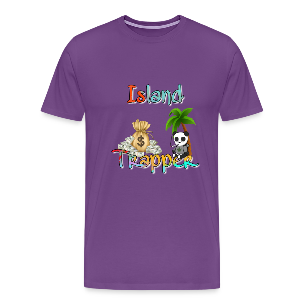 Island Trapper t-shirt men - purple