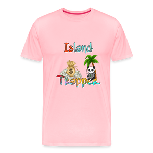 Island Trapper t-shirt men - pink