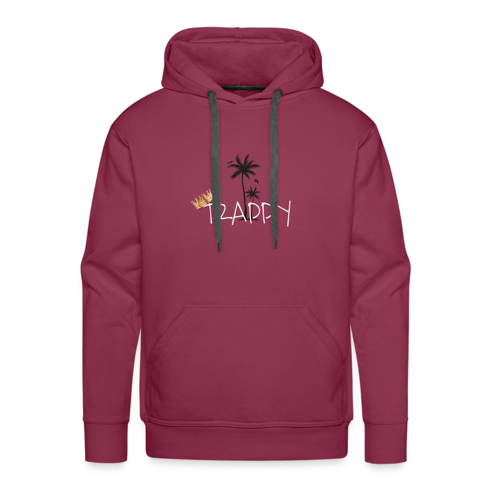 Trappy Hoodie men - burgundy