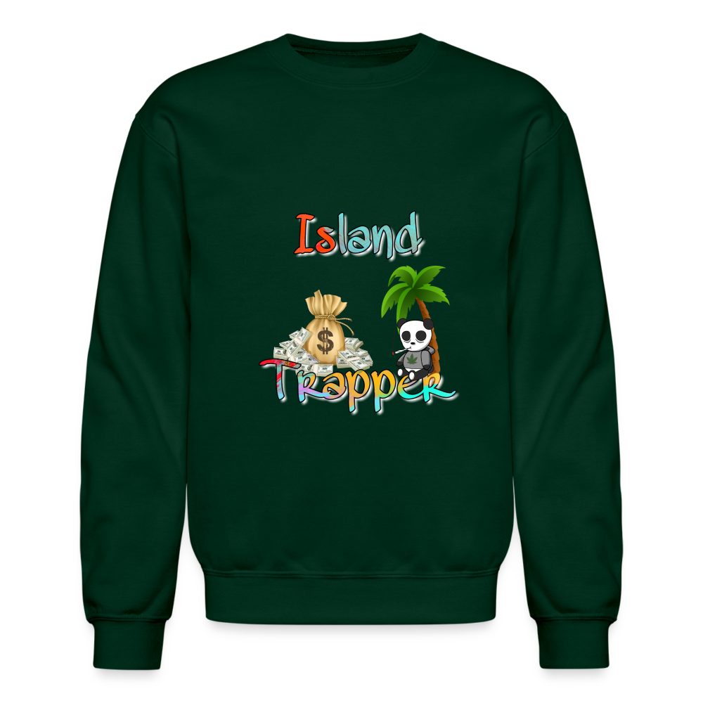 Island Trapper men sweatshirt - forest green