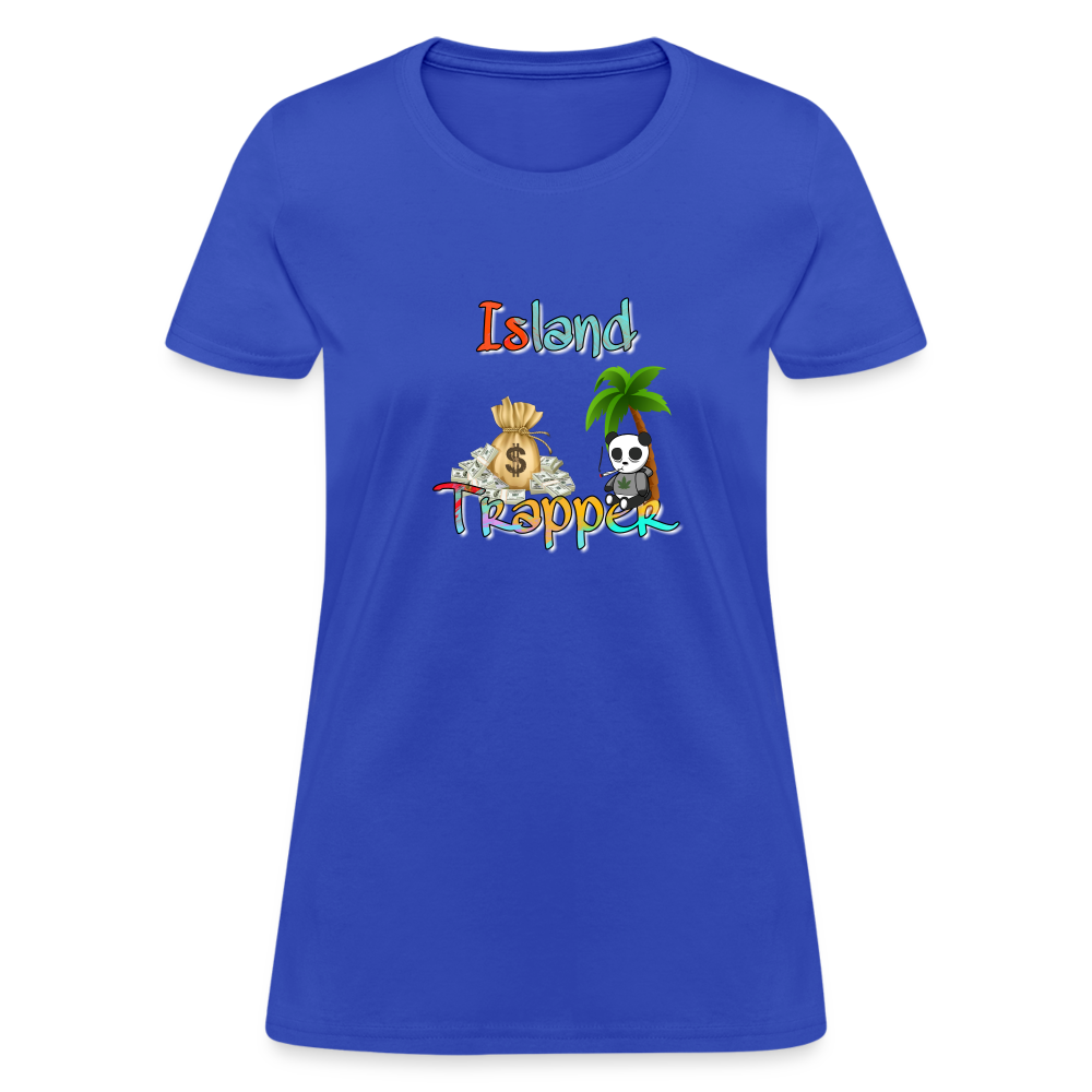 Island Trapper t-shirt women - royal blue