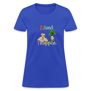 Island Trapper t-shirt women - royal blue