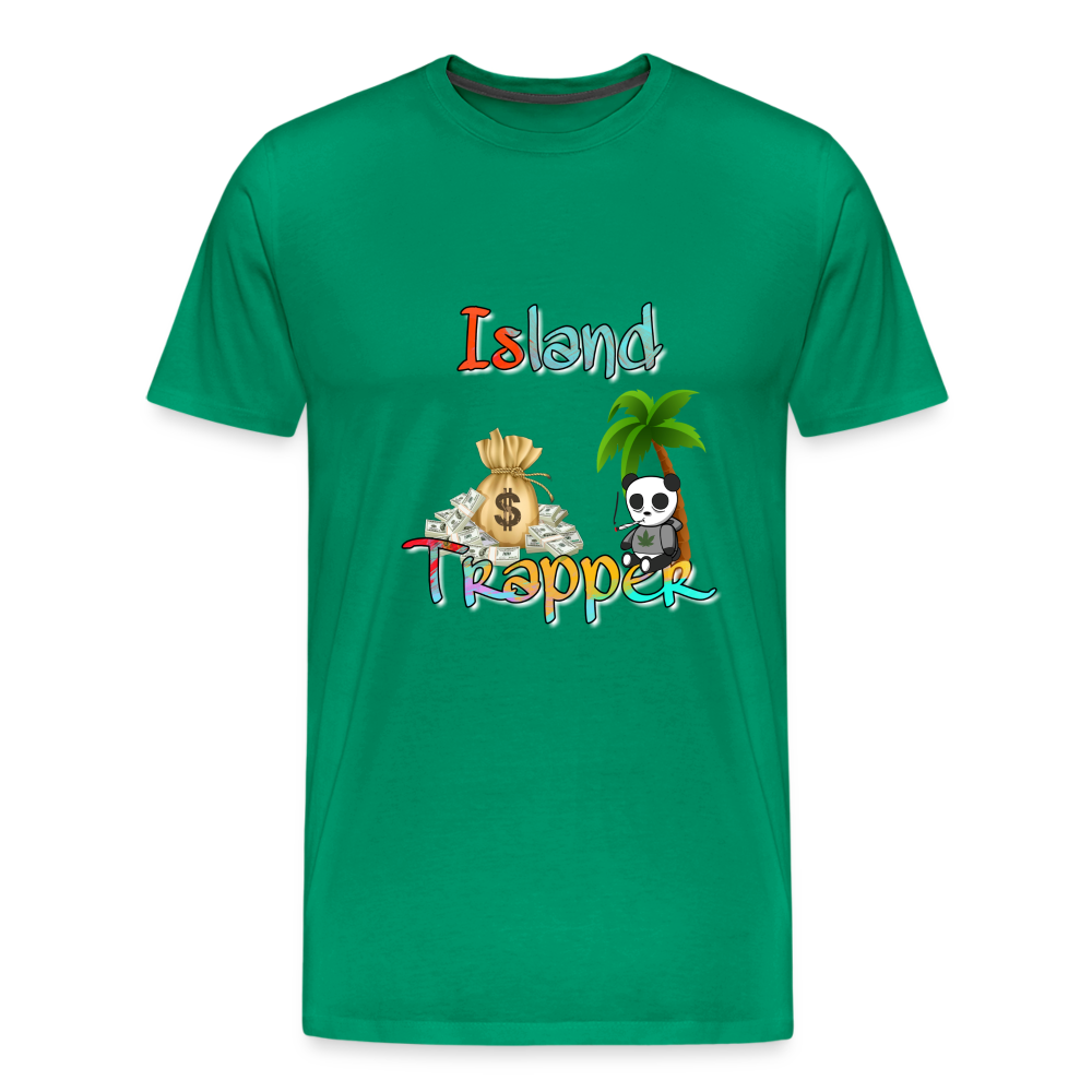 Island Trapper t-shirt men - kelly green