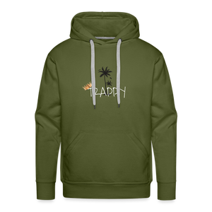 Trappy Hoodie men - olive green