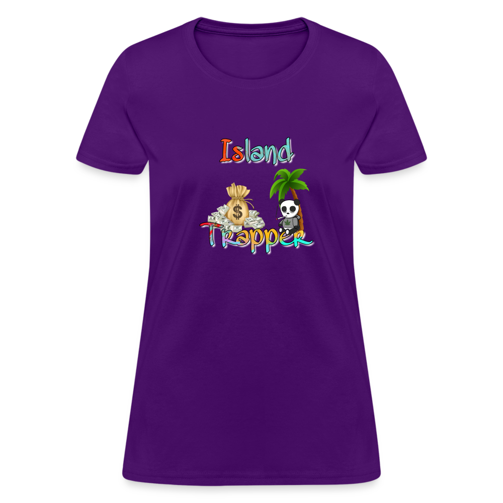 Island Trapper t-shirt women - purple