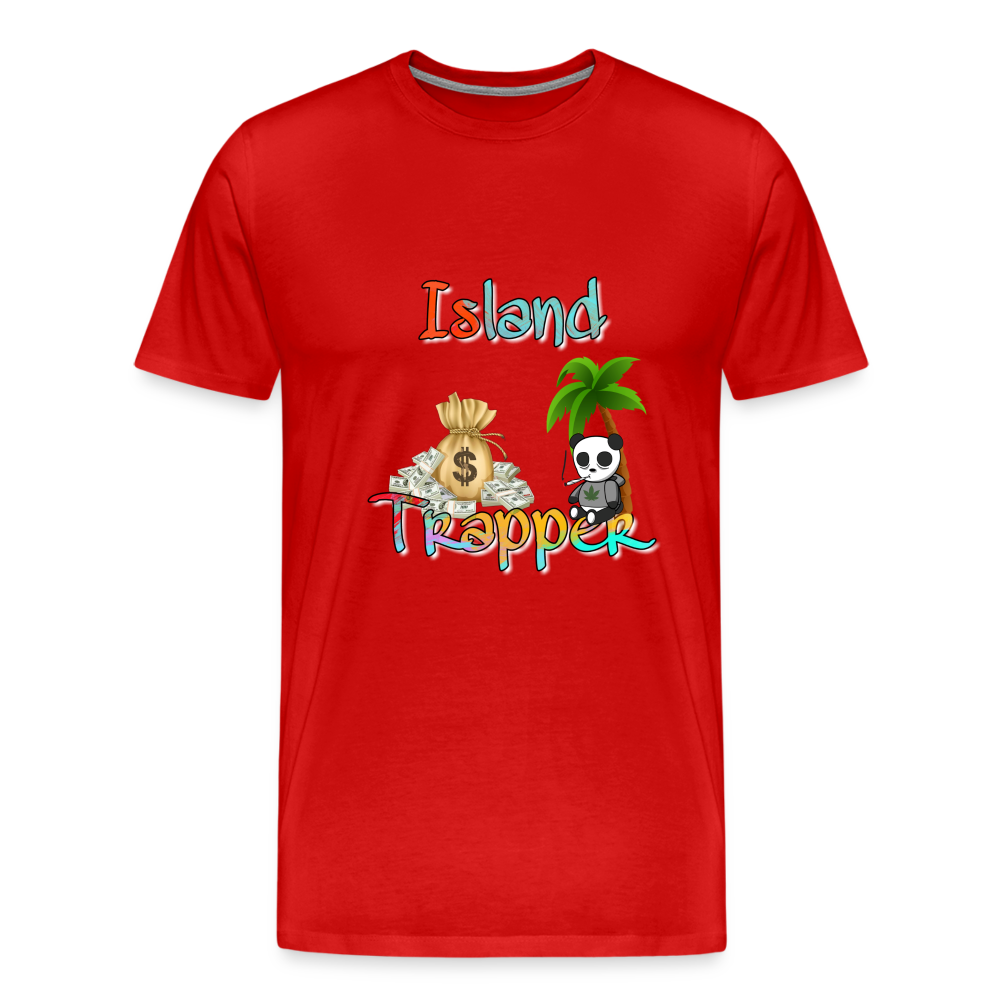 Island Trapper t-shirt men - red