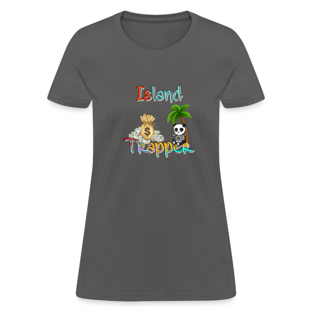 Island Trapper t-shirt women - charcoal