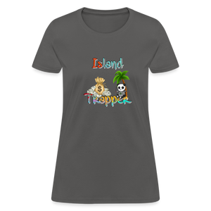 Island Trapper t-shirt women - charcoal