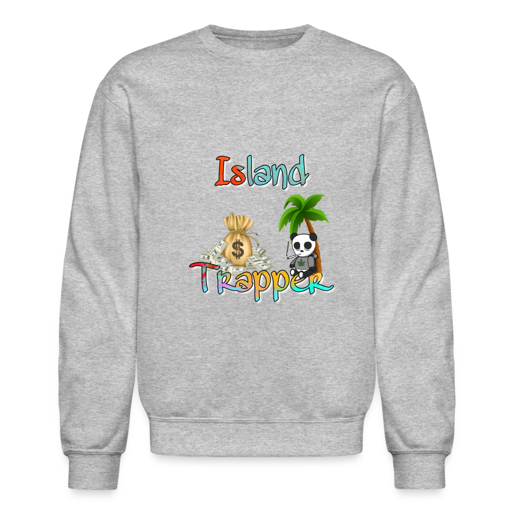 Island Trapper men sweatshirt - heather gray