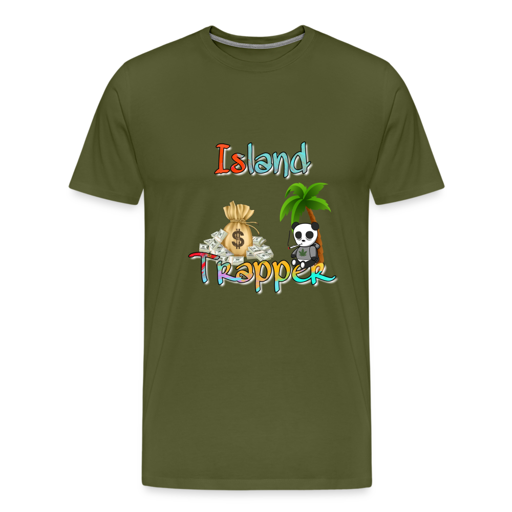 Island Trapper t-shirt men - olive green