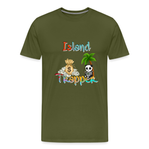 Island Trapper t-shirt men - olive green