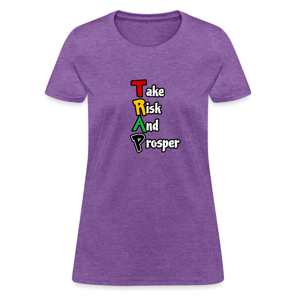 TRAP t-shirt women - purple heather