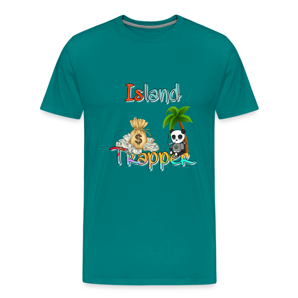 Island Trapper t-shirt men - teal