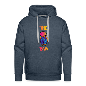 The Fam Astro Hoodie men - heather denim