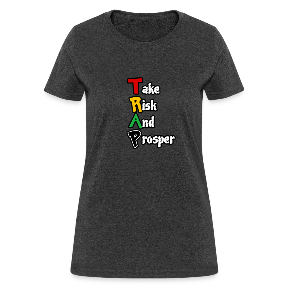 TRAP t-shirt women - heather black